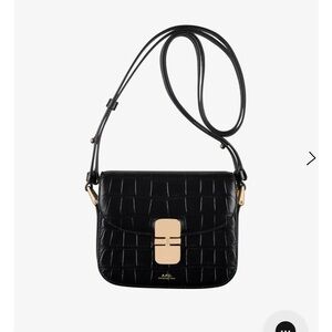 Black Croc-Embossed APC Mini Grace